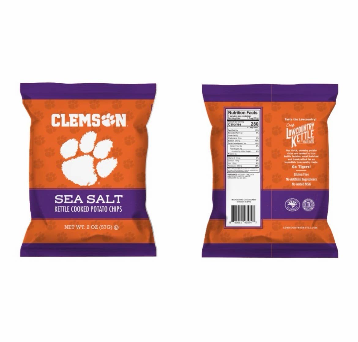 Clemson University Sea Salt Potato Chips