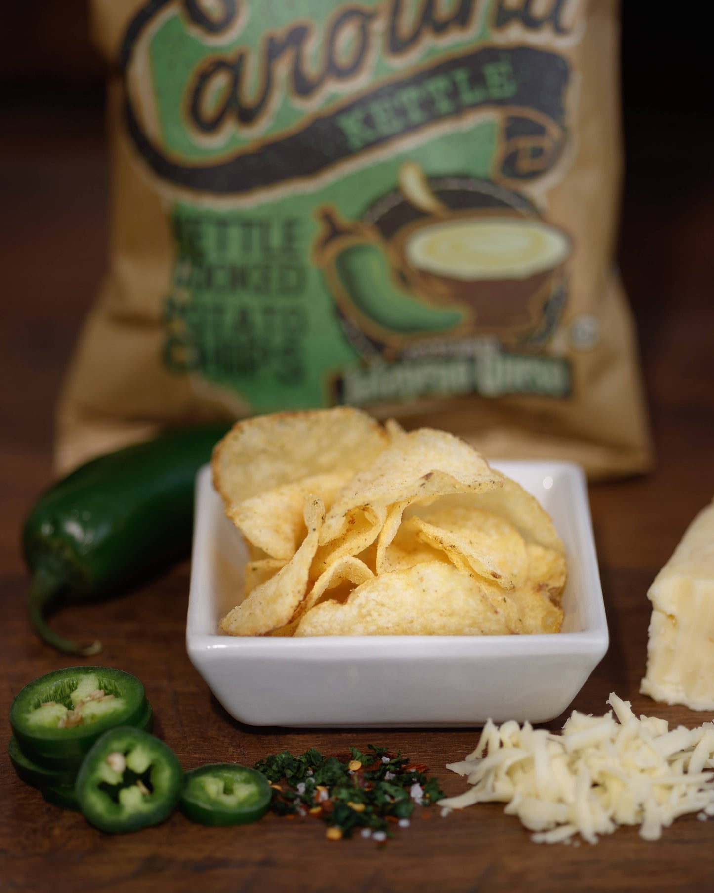 Jalapeno Queso Carolina Kettle Potato Chips 2 oz