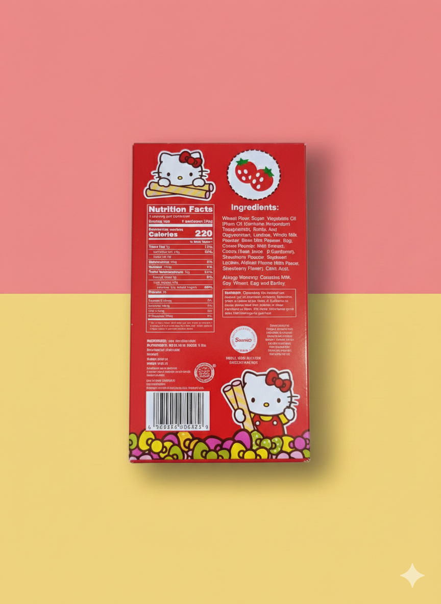 Hello Kitty Wafer cookies