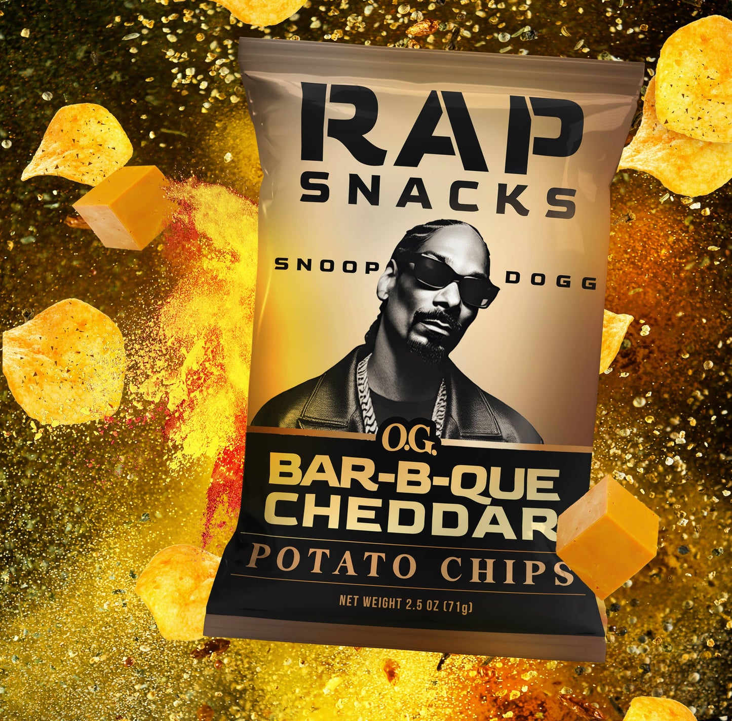 Snoop Dogg OG Bar-B-Que Cheddar Potato Chips (2.5oz)