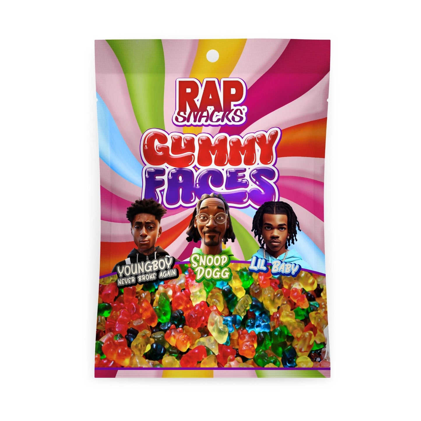 Rap Snacks Gummy Faces (5.3oz)