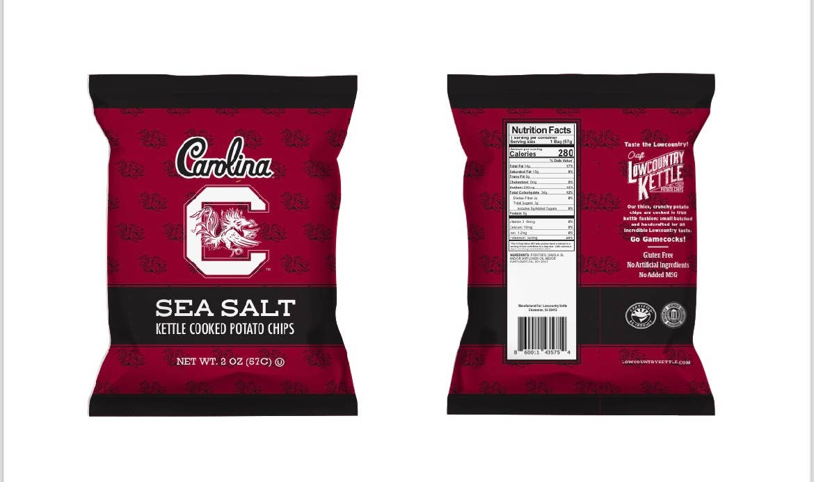 University of South Carolina Sea Salt Potato Chips