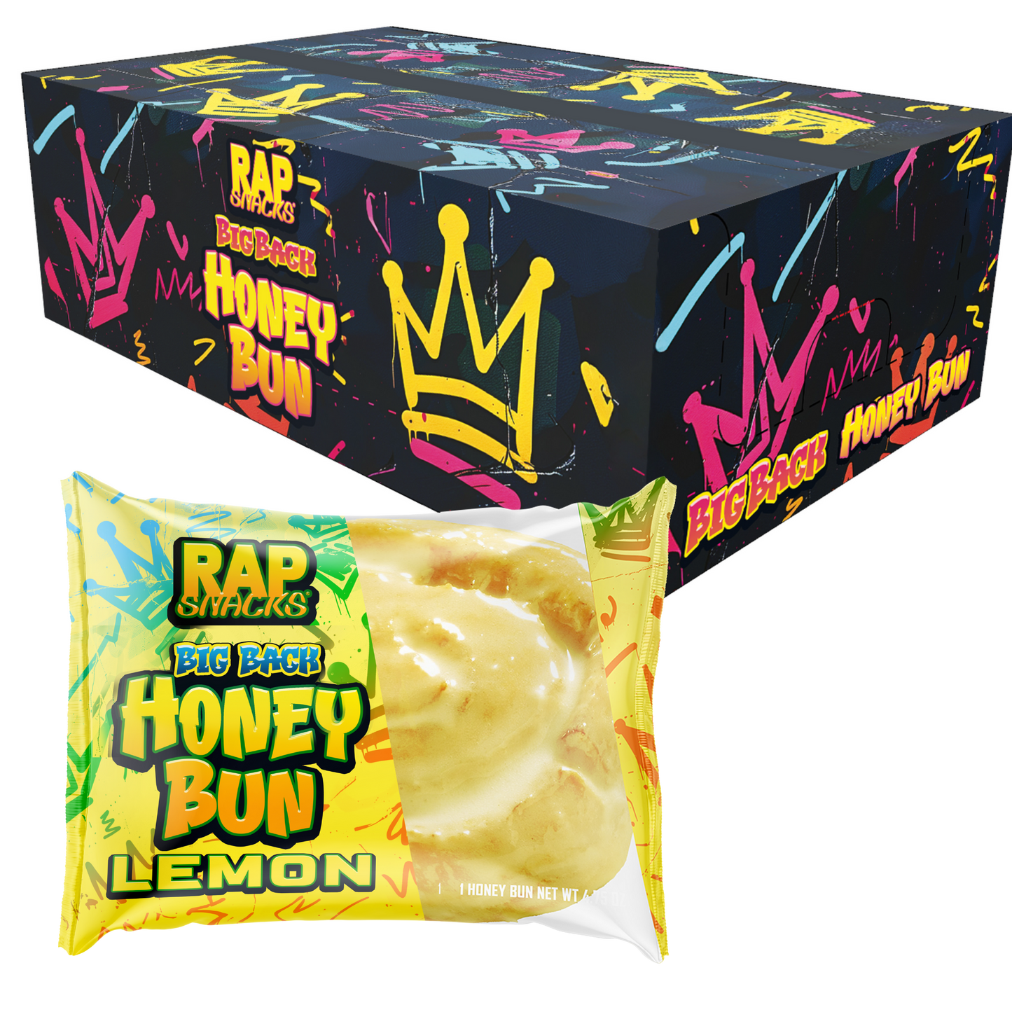 Rap Snacks Big Back Lemon Honey Buns (4.75oz)