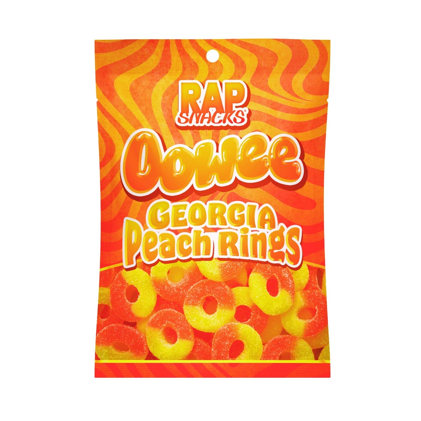 Rap Snacks Oowee Georgia Peach Rings (5.3oz)