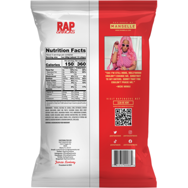 Nicki Minaj Bar-B-Quin' with my Honey Truffle Chips (2.5oz)
