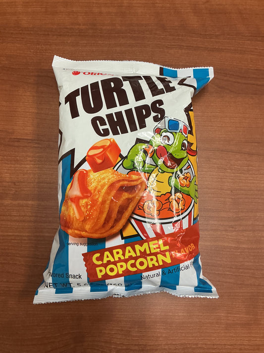 Turtle Chips Caramel Popcorn