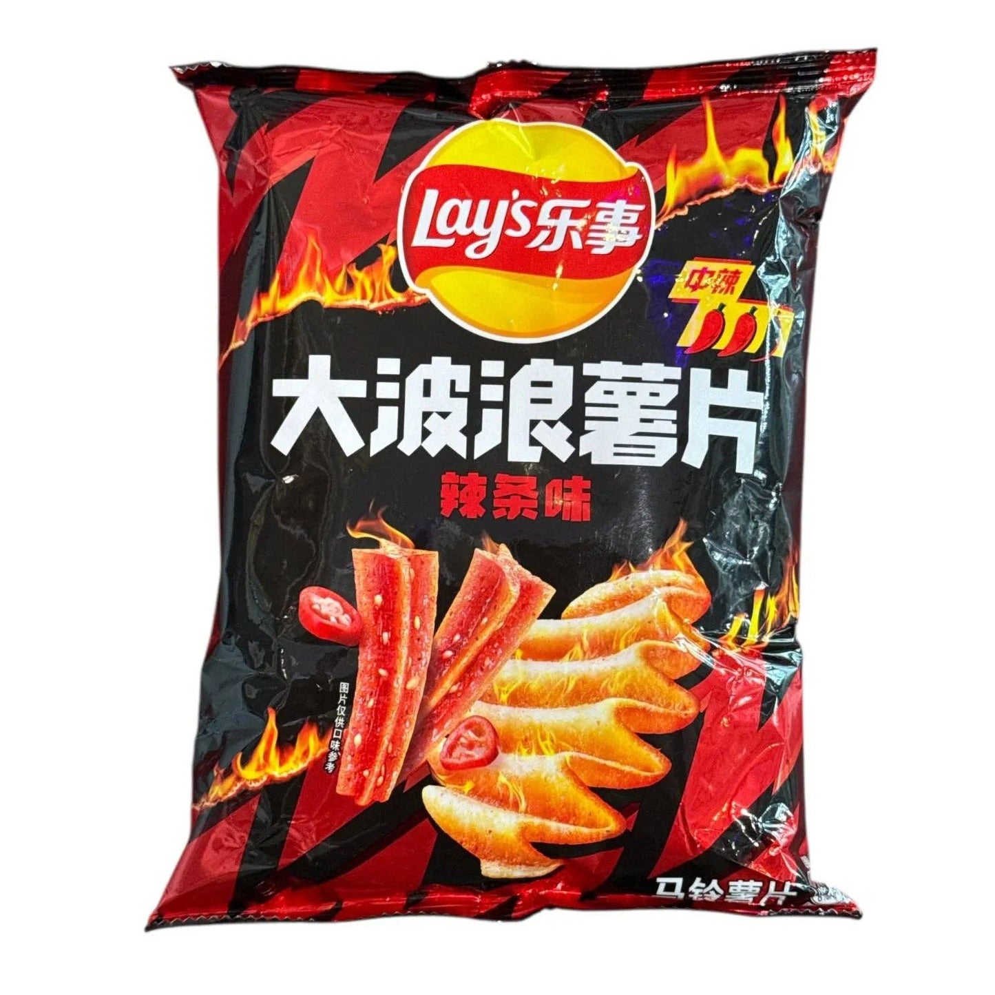 Lay's Wavy Chips Spicy Strips 70g (China)