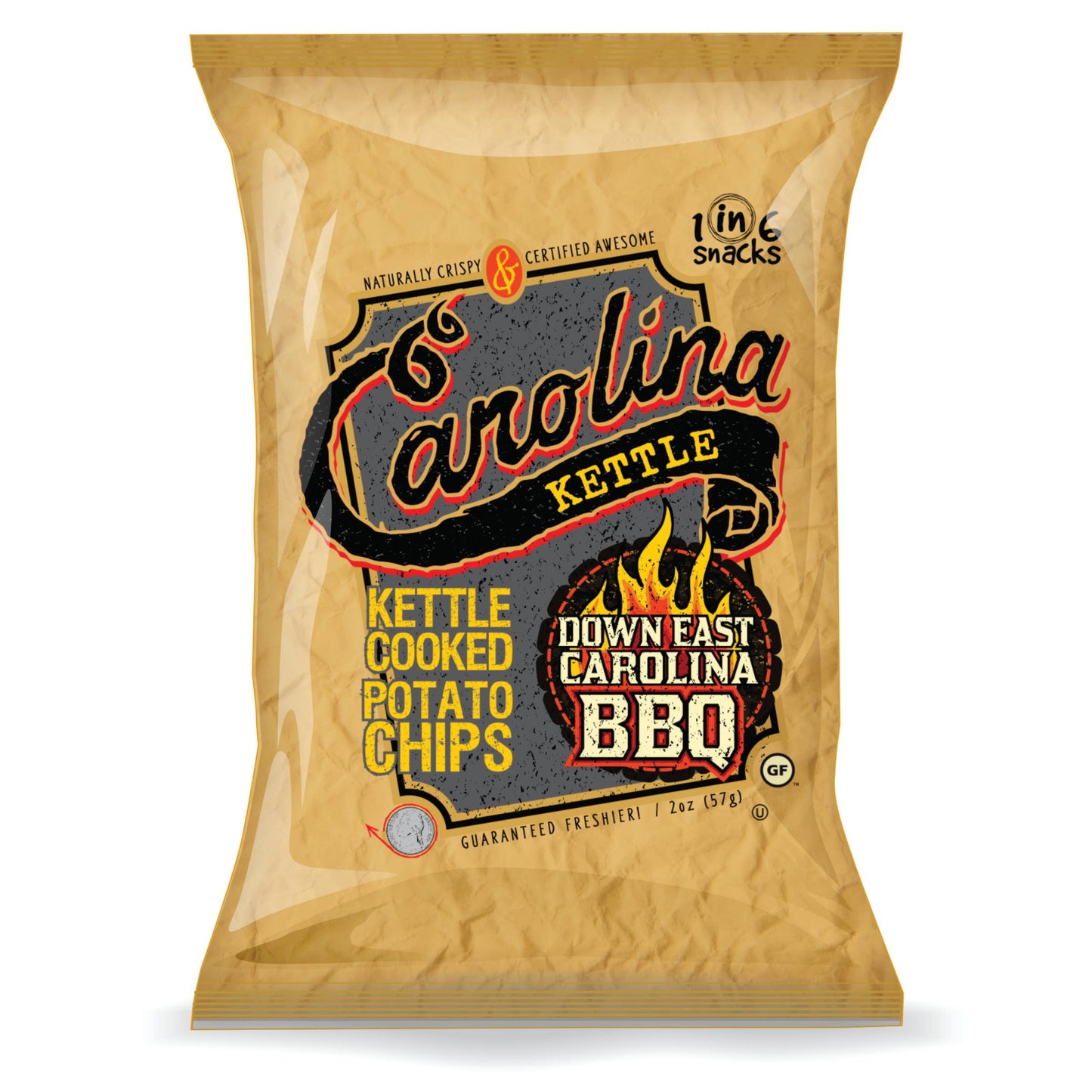 BBQ Carolina Kettle Chips 2 oz