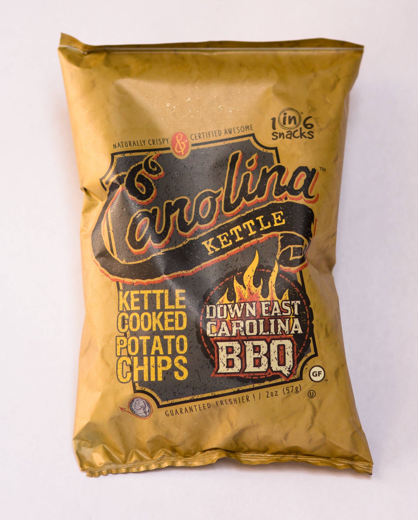 BBQ Carolina Kettle Chips 2 oz