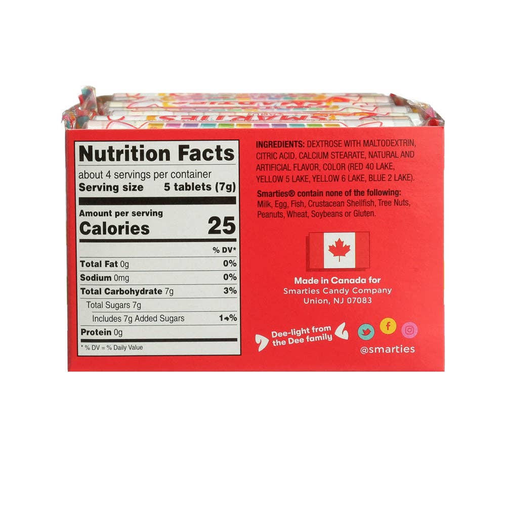 SMARTIES - Giant Original Roll 28g -