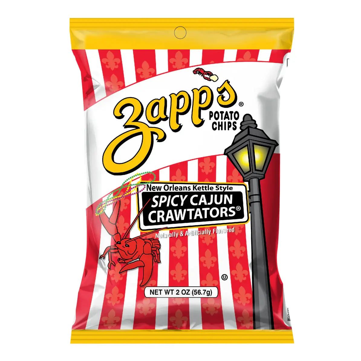 Zapps Chips - Cajun Crawator - (2.5oz. Bags)