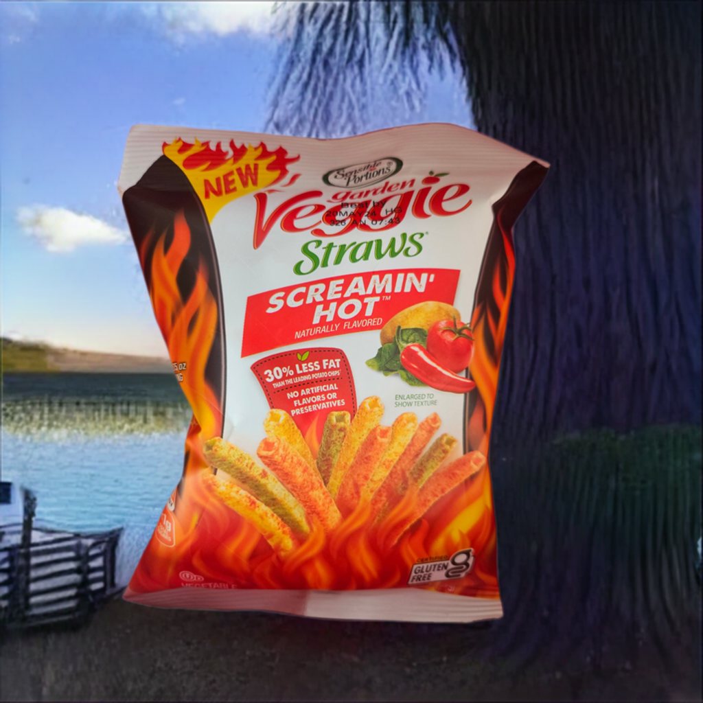 Screaming Hot Veggie Straws (Hoboken, NJ) Big bag