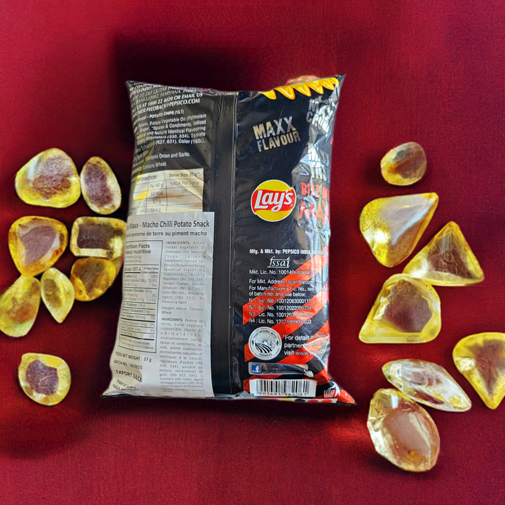 Lays Maxx Macho Chili Flavour