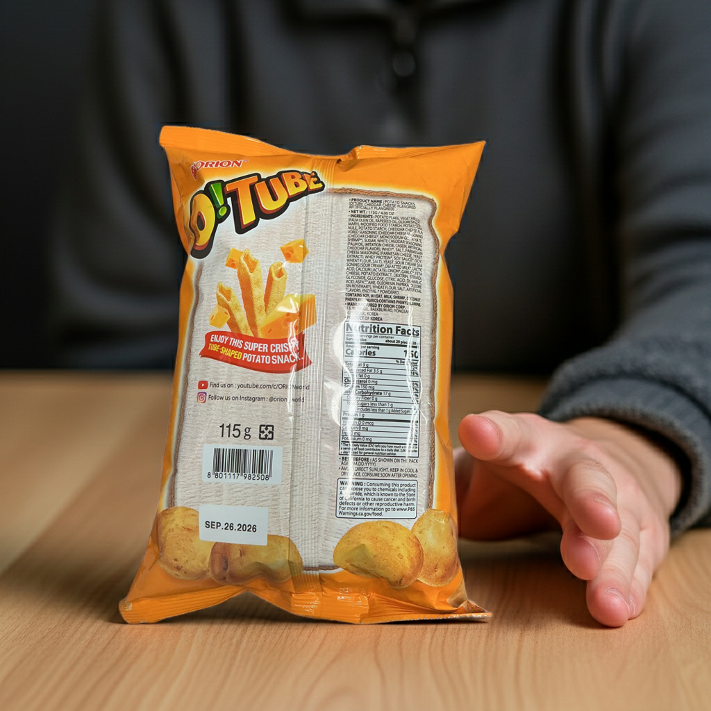 O Tube Cheese Chips