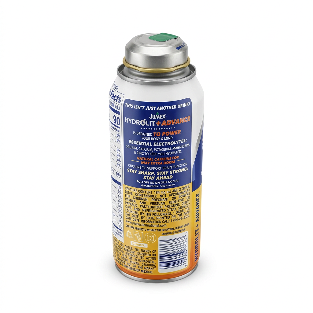 Jumex Hydrolit Advance Electrolyte Drink – Orange, 460 mL