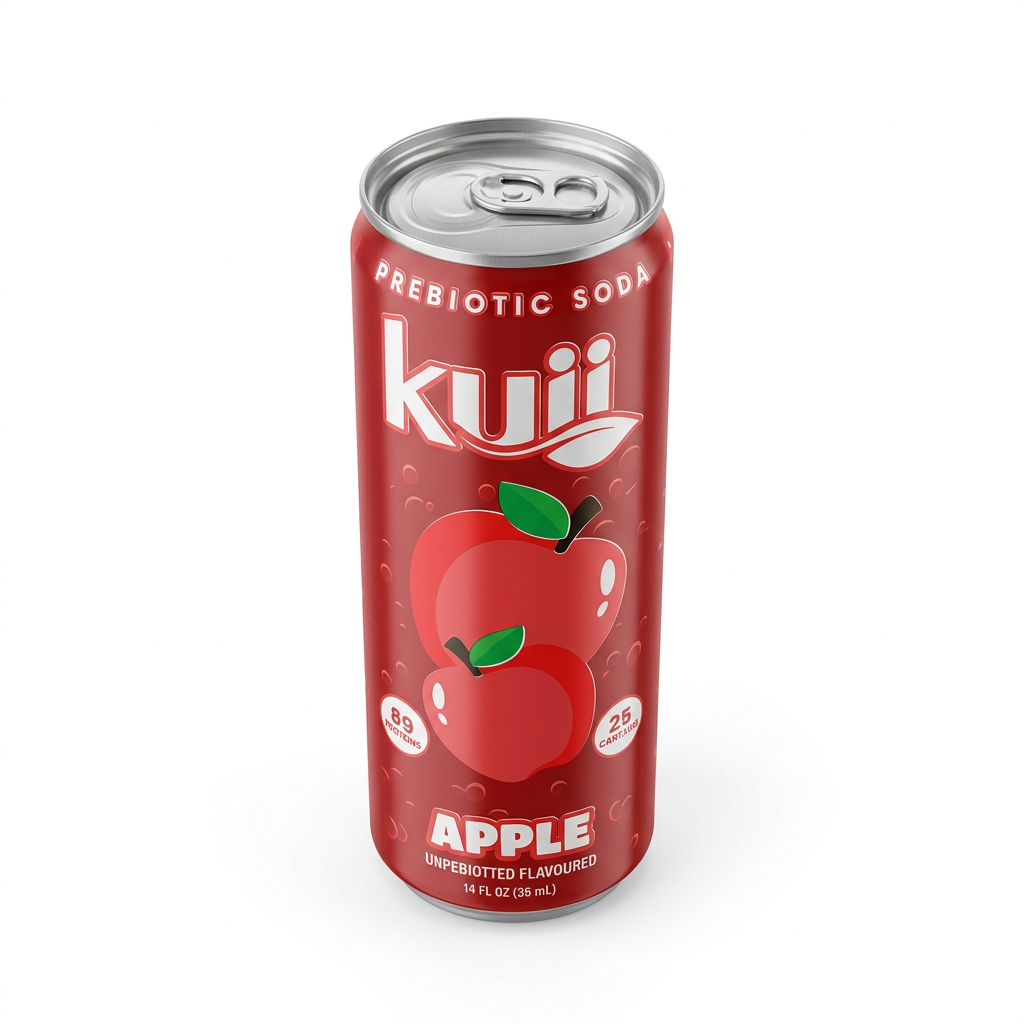 Kuii Apple Prebiotic Soda