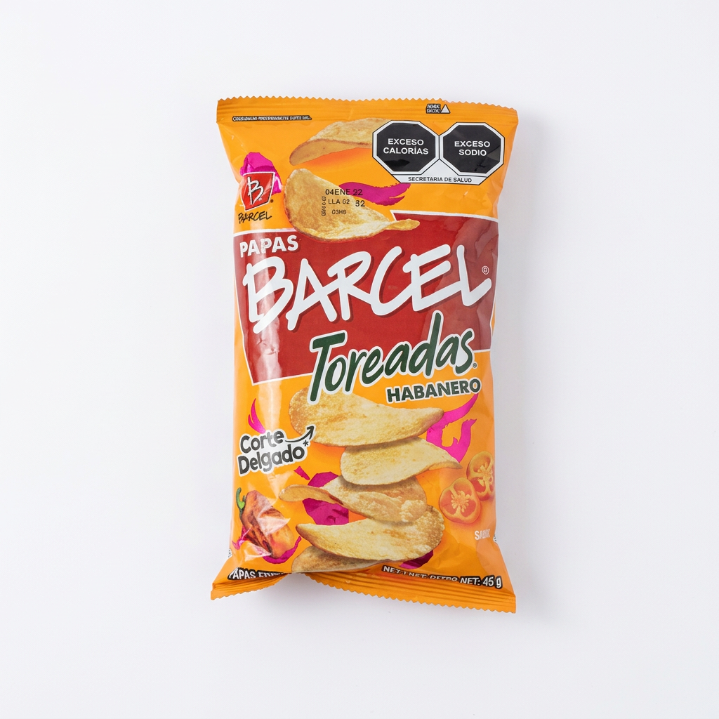 Barcel Toreadas Habanero Potato Chips – 45 g