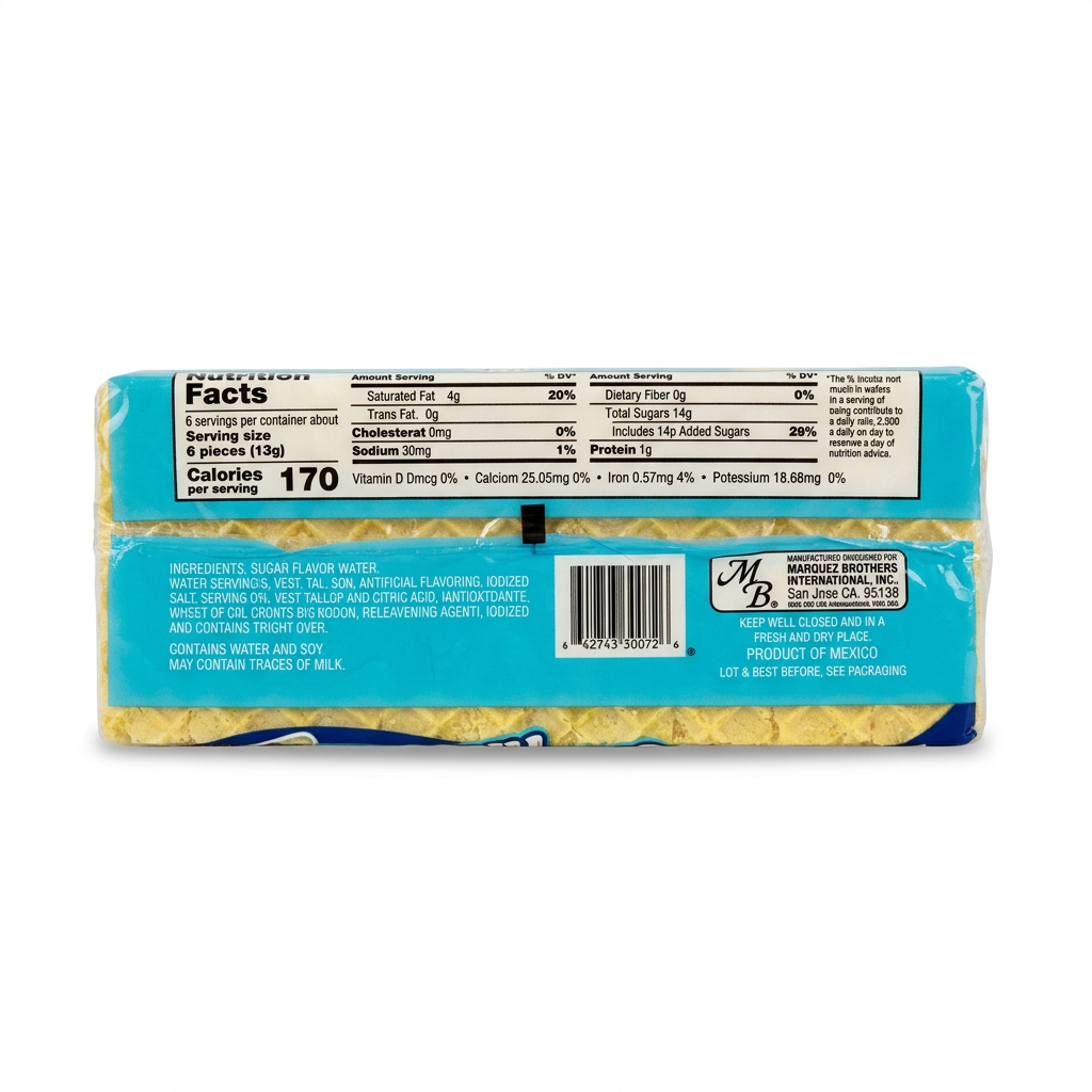 El Mexicano Cemi-nieves Vanilla Sugar Wafers – 200 g