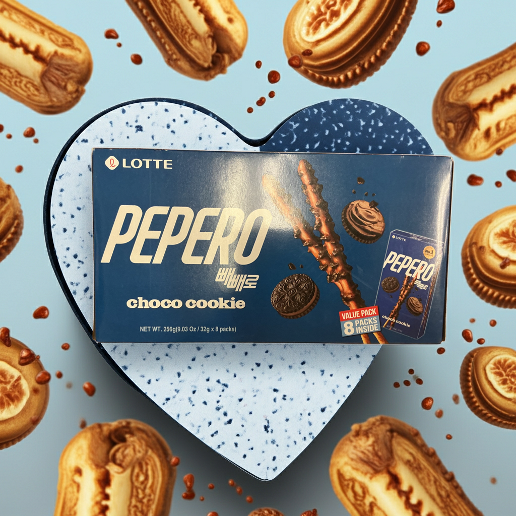 8 Ct Big Pepero Pocky (Choco Cookie)