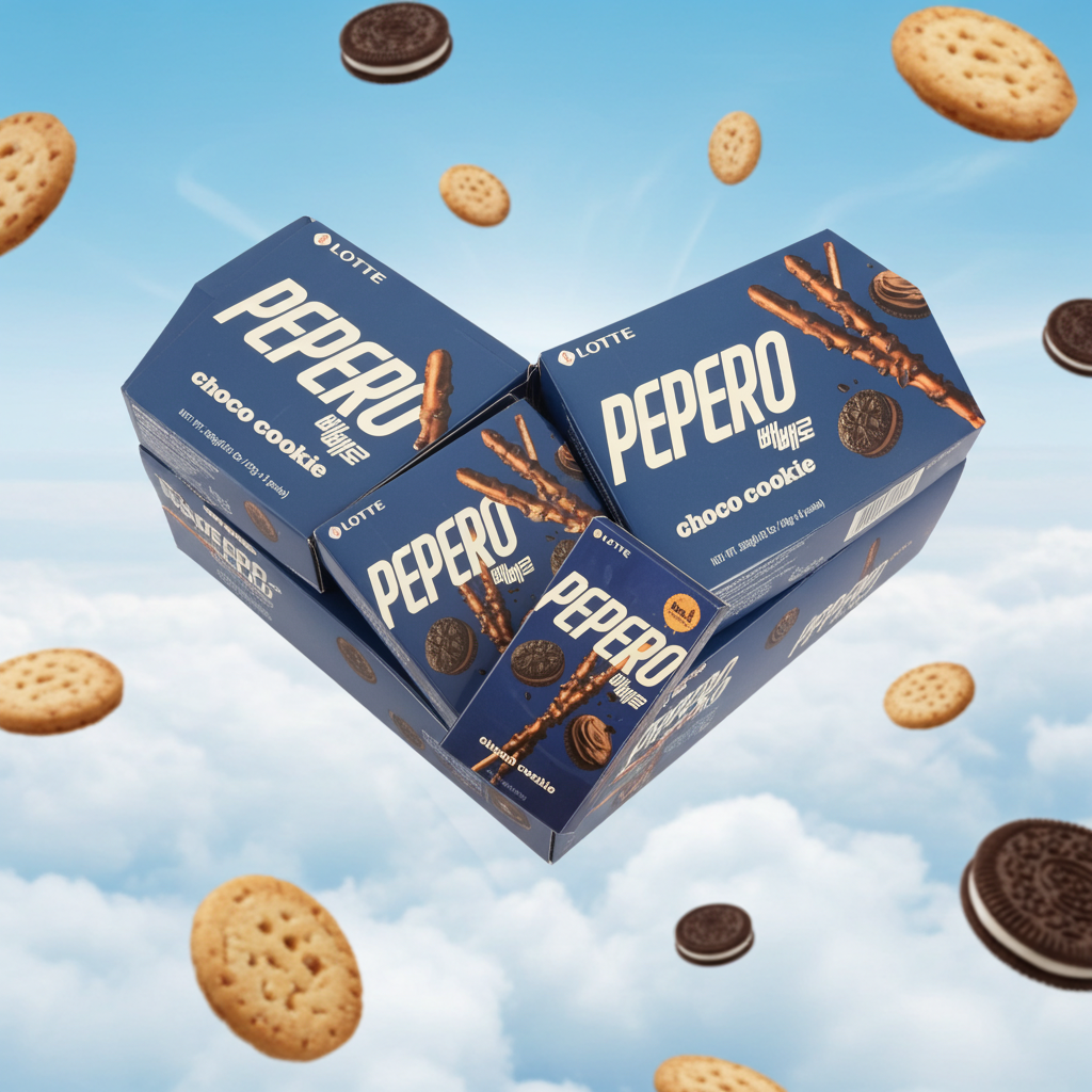 8 Ct Big Pepero Pocky (Choco Cookie)